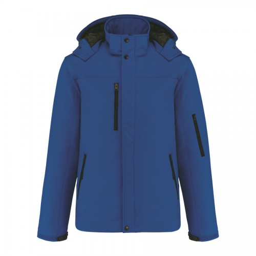 PARKA SOFTSHELL ACOLCHOADA C/ CAPUZ AZUL REAL K650 PARKA SOFTSHELL ACOLCHOADA C/ CAPUZ AZUL REAL K650
